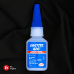 imagen de Loctite 420 Adhesivo de cianoacrilato Transparente Líquido 1 oz Botella - 42050 - Conocido anteriormente como Loctite 420 Super Bonder
