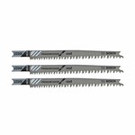 imagen de Bosch Acero con alto contenido de carbono Hoja de sierra de calar - longitud de 4 1/4 pulg. - U234X3
