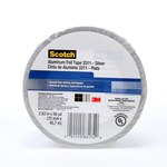 imagen de 3M Scotch 3311 Silver Aluminum Tape - 2.83 in Width x 50 yd Length - 3.6 mil Total Thickness - 63174