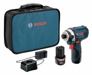 imagen de Bosch 12V Max Kit de destornillador de impacto - 2 lb - 5.4 pulg. Longitud - PS41-2A
