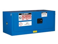 imagen de Justrite Sure-Grip EX Gabinete de almacenamiento de material peligroso Piggyback 861328 - 12 gal - Azul real - 15454
