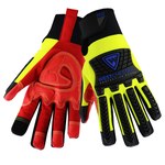 imagen de West Chester R2 Safety Rigger 87810 Amarillo/rojo Grande Cuero sintético/TPR Sintético Cuero sintético/TPR Guantes de trabajo - Longitud 10.25 pulg. - 662909-869111
