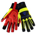 imagen de West Chester R2 Safety Rigger 87810 Yellow/Red Medium Synthetic Leather/TPR Work Gloves - Silicone Palm Coating - 10 in Length - 87810/M