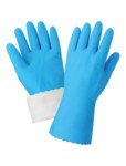 imagen de Global Glove FB140 Azul Grande Látex Guantes de trabajo - 140fb lg