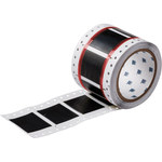 imagen de Brady Permasleeve HX-2000-150-BK Funda de impresora troquelada - 1.496 pulg. x 2 pulg. - Negro - B-7642