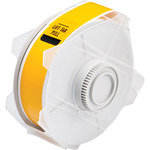 imagen de Brady 76621 Rollo de etiquetas para impresora - 1.125 pulg. x 100 pies - Poliéster - Amarillo - B-569