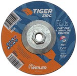 imagen de Weiler Tiger Zirc 2.0 Disco de corte y esmerilado 58054 - 6 pulg. - Zirconio - 30 - T