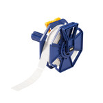 imagen de Brady J-59-2492 Rollo de etiquetas troqueladas para impresoras - 1 pulg. x 0.5 pulg. - Poliéster - Blanco - B-2492