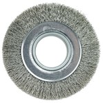 imagen de Weiler 06450 Wheel Brush - 6 in Dia - Crimped Stainless Steel Bristle