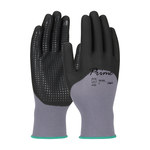 imagen de PIP Prime 38-635 Gray/Black XL Nylon Work & General Purpose Gloves - ANSI 1 Cut Resistance - Nitrile Foam Palm & Fingers Coating - 10.2 in Length - 38-635/XL