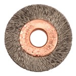 imagen de Weiler 16471 Cepillo de rueda - Rizado Acero inoxidable cerda
