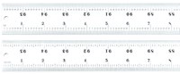 imagen de Starrett Acero templado para resortes pesados Regla de acero - longitud de 96 pulg. - ancho de 1-1/2 pulg. - espesor de 1/10 pulg. - C416R-96