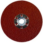 imagen de Weiler Tiger Aluminum Fiber Disc 60600 - 4-1/2 in - 24 - Aluminum Oxide
