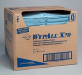 imagen de Kimberly-Clark Wypall X70 Wiper 05927, Hydroknit, - 12.5 in x 23.5 in - Blue