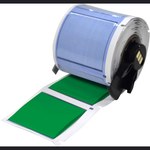 imagen de Brady PermaSleeve M6-1000-175-342-GR Etiquetas termorretráctiles para cables y alambres - 1.75 pulg. x 1.667 pulg - Verde - B-342