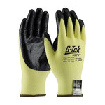 imagen de PIP G-Tek KEV 09-K1450 Black/Yellow XL Cut-Resistant Gloves - ANSI A2 Cut Resistance - Nitrile Palm & Fingers Coating - 9.8 in Length - 09-K1450/XL