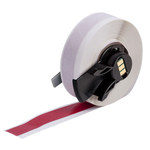 imagen de Brady WorkHorse M6C-500-439-RD Cinta de etiquetas - 0.5 pulg. x 50 pies - Vinilo - Rojo - B-439