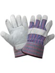 imagen de Global Glove Blue/Red/Black Stripes 9(L) Cotton General Purpose Gloves - Economy Grade - 2300-LT