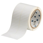 imagen de Brady THT-28-423-10 Rollo de etiquetas troqueladas para impresoras - 1.5 pulg. x 1/8 pulg. - Poliéster - Blanco - B-423