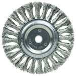 imagen de Weiler 08345 Cepillo de rueda - Anudado - Torsión estándar Acero inoxidable cerda