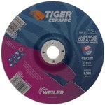 imagen de Weiler Tiger Ceramic Grinding Wheel 58331 - 7 in - Ceramic - 24 - R