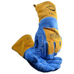 imagen de PIP Caiman 1512 Azul Grande Dividir Cuero vacuno Guante para soldadura - 710927-15125
