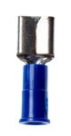 imagen de 3M Scotchlok MVU14-250DFX Blue Butted Vinyl ETP Copper Butted Quick-Disconnect Terminal - Insulation Displacement Connector - 0.87 in Length - 0.37 in Wide - 0.145 in Max Insulation Outside Diameter -