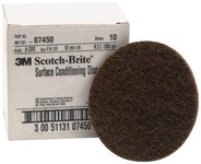 imagen de 3M Scotch-Brite Hook & Loop Disc 07450 - Aluminum Oxide - 4 in - Coarse