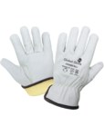 imagen de Global Glove CR3900 Blanco Grande Cuero Grano Piel de cabra Guantes resistentes a cortes - cr3900 lg