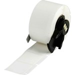 imagen de Brady CleanLift M6-19-498 Etiquetas reposicionables para impresora - 1 pulg. x 1 pulg. - Vinilo - Blanco - B-498