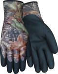 imagen de Red Steer Chilly Grip Mossy Oak MO-25 Black 2XL Acrylic Work Gloves - Nitrile Over Dip Coating - MO-25-XXL