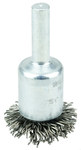 imagen de Weiler Steel Cup Brush - Unthreaded Stem Attachment - 1 in Diameter - 0.020 in Bristle Diameter - 10099