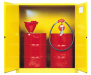 imagen de Justrite Sure-Grip EX Gabinete de almacenamiento de material peligroso 899100 - 110 gal - Amarillo - 11503