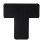 imagen de Brady ToughStripe Max Negro Cinta para marcado de piso - 2 pulg. Anchura x 5 pulg. Longitud - 22 mil Espesor - Un solo lado Adhesiva - 62963