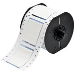 imagen de Brady B33-1500-2-342 Funda de impresora troquelada - 2 pulg. x 1 1/2 pulg. - Blanco - B-342