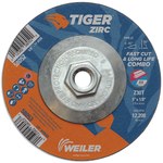 imagen de Weiler Tiger Zirc Disco de corte y esmerilado 58052 - 5 pulg. - Zirconio - 30 - T