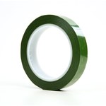 imagen de 3M 8403 Verde Cinta adhesiva de poliéster - 3/4 pulg. Anchura x 72 yd Longitud - 61457