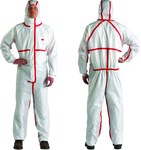 imagen de 3M Chemical-Resistant Coveralls 63013 - Size Large - White