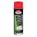 imagen de Krylon Industrial 40681 Fluorescent Red Gloss Alkyd Enamel Paint - 20 oz Aerosol Can - 17 oz Net Weight - 04068