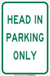 imagen de Brady B-555 Aluminio Rectángulo Cartel de información, restricción y permiso de estacionamiento Blanco - 12 pulg. Ancho x 18 pulg. Altura - 129585