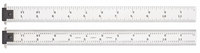 imagen de Starrett Acero templado para muelles Regla de acero - longitud de 12 pulg. - ancho de 1 pulg. - espesor de 3/64 pulg. - DH604R-12