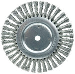 imagen de Weiler 08615 Wheel Brush - 8 in Dia - Knotted - Cable Twist Steel Bristle