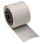 imagen de Brady 52149 Rollo de etiquetas troqueladas para impresoras - 3 pulg. x 1 pulg. - Poliéster - Plateado - B-438