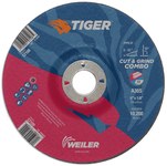 imagen de Weiler Tiger Disco de corte y esmerilado 57109 - 6 pulg. - Óxido de aluminio - 30 - S