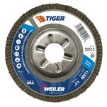 imagen de Weiler Tiger Type 29 Flap Disc 50515 - Zirconium - 4-1/2 in - 80 - Medium