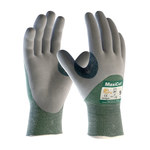imagen de PIP ATG MaxiCut 18-575 Green X-Small Yarn Cut-Resistant Gloves - Reinforced Thumb - ANSI A2 Cut Resistance - Nitrile Palm & Fingers & Knuckles Coating - 18-575/XS
