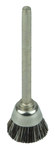 imagen de Weiler Horsehair Cup Brush - Unthreaded Stem Attachment - 9/16 in Diameter - Stiff Hair - 26093