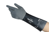 imagen de Ansell AlphaTec ANSELL GRIP™ 53-001 Black 9 Supported Chemical-Resistant Gloves - 13 in Length - Rough Finish - 15 mil Thick - 53001090-NA