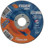 imagen de Weiler Tiger Zirc Grinding Wheel 58071 - 4-1/2 in - Zirconium - 24 - T