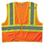 imagen de Ergodyne Glowear 8230Z Chaleco de alta visibilidad 21305 - tamaño Grande/XG - Poliéster - Naranja de alta visibilidad - ANSI clase 2